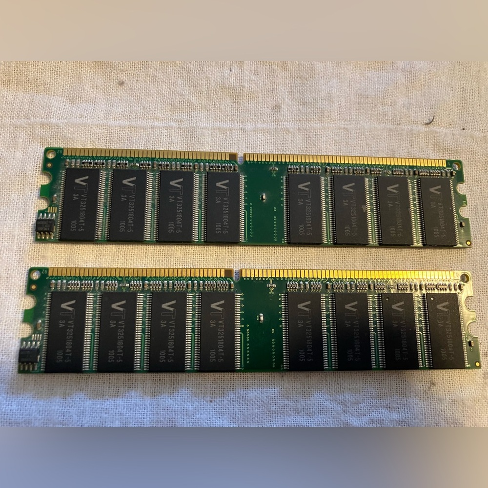 2GB 2x1GB PC3200 EDGE 1GB-40 SAMSUNG CHIPS DDR-400 DDR1 DESKTOP KIT PC-3200 DIMM - Picture 2 of 2
